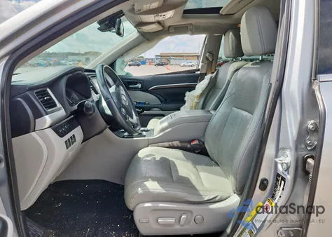 2015 Toyota Highlander Hybrid Limited from USA, damaged, VIN 5TDDCRFH9FS013703